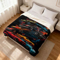 Muscle Car Plush Blanket
