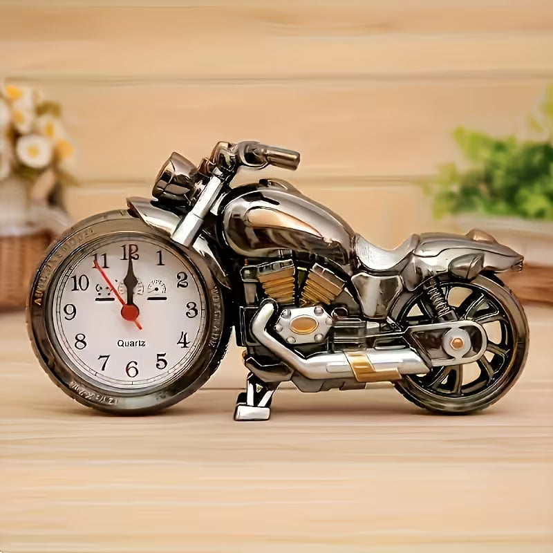 Classic Motorcycle Bedside Alarm Clock