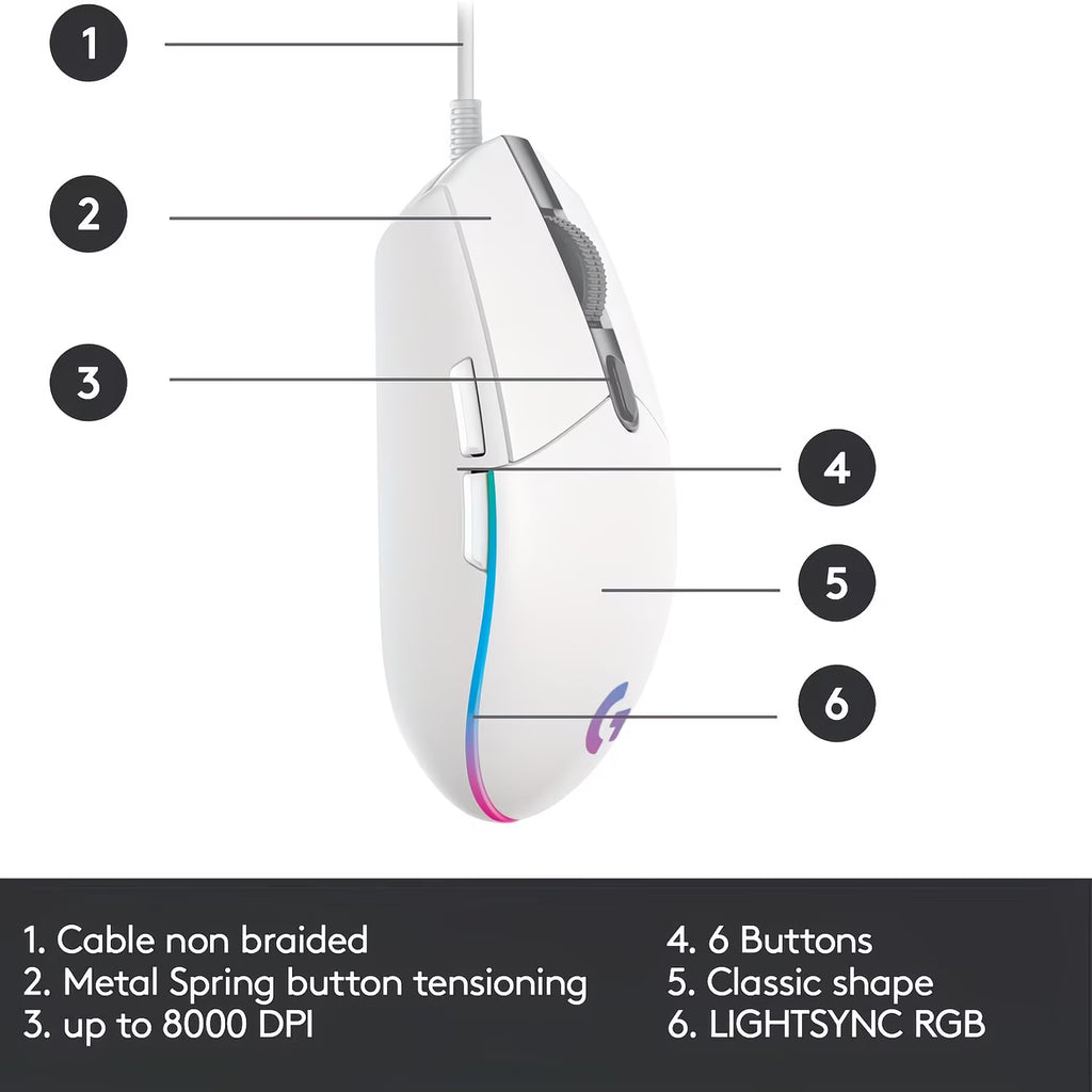 Logitech G102 Corded Gaming Mouse