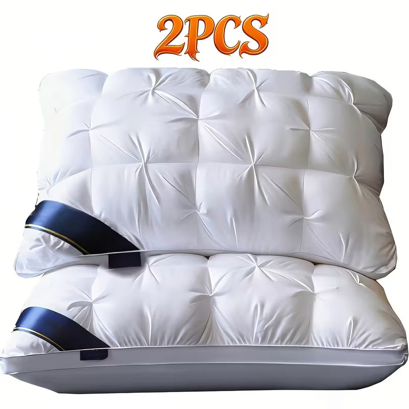 Pack Of 2 Luxurious Five-Star Bed Pillows
