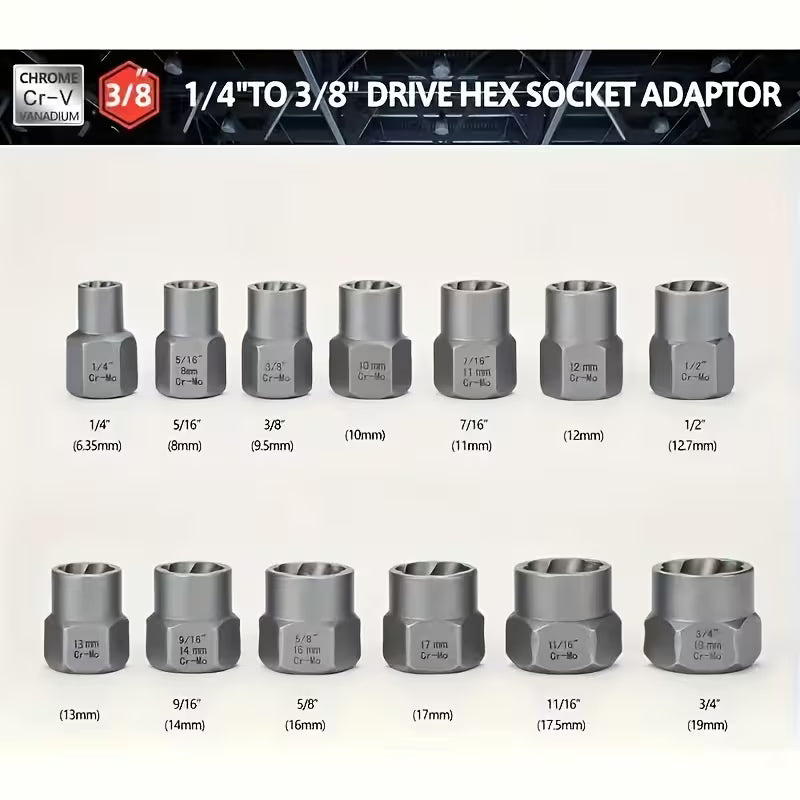 14pcs Hex Socket Set